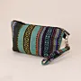 Handmade Sage Green Earth Sadu Makeup Bag Water Resistant - 25x15x8 cm thumbnail