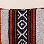 Handmade Cream Sadu Weave Makeup Bag Polyester Medium - 25x15x8 cm thumbnail