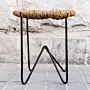 Handmade Iron Halfa Seat Chair Round Handmade Home Furniture - Ø35 cm thumbnail