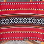 Portable Foldable Bedouin Stool Scarlet Heritage Wood - 35x45x8 cm thumbnail