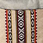 Ivory Dunes Square Cross Bag 25x25 Canvas Handmade Neutral - 25x25 cm thumbnail