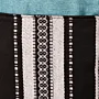 Midnight Oasis Square Cross Bag 25x25 Canvas Handmade Urban - 25x25 cm thumbnail