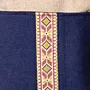 Indigo Heritage Embroidered Square Cross Bag 25x25 Handmade - 25x25 cm thumbnail