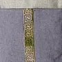 Slate Chevron Embroidered Square Cross Bag 25x25 Canvas - 25x25 cm thumbnail