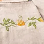 Meadow Blossom Linen Embroidered Table Runner 35x150 cm Handmade thumbnail