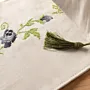 Meadow Blossom Linen Embroidered Table Runner 35x150 cm Handmade thumbnail