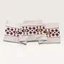 Tribal Geo Heavy Embroidered Linen Table Runner 35x150 cm