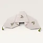 Olive Branch Embroidered Linen Table Runner 35x150 Handmade