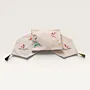 Desert Flora Pastel Embroidered Linen Runner 35x150 cm Handmade