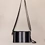 Black Grey Keffiyeh Petra Cross Bag Multi Pocket Denim - 30x25x8 cm thumbnail