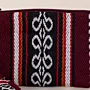 Maroon Large Wallet Keychain Multi Pocket Handmade - 11x15 cm thumbnail