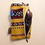 Saffron Organizer Pencil Case & Glasses Holder Handmade - 22x7x4 cm thumbnail