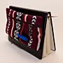 Maroon Organizer Pencil Case & Glasses Holder Handmade - 22x7x4 cm thumbnail