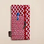 Vibrant Red Keffiyeh Organizer Pencil Case & Glasses Holder Handmade