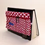 Vibrant Red Keffiyeh Organizer Pencil Case & Glasses - 22x7x4 cm thumbnail