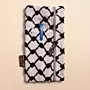 Black White Keffiyeh Organizer Pencil Case & Glasses Holder Handmade