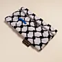 Black White Keffiyeh Organizer Pencil Case & Glasses - 22x7x4 cm thumbnail