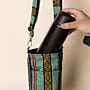 Sage Grove Water Bottle Carry Bag Cotton Handmade Travel - 18x10x6 cm thumbnail