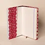 Vibrant Red Keffiyeh A5 Notebook Cover Fabric Removable - 16x23x2 cm thumbnail