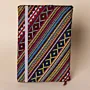 Festival Vibes Multicolor A5 Notebook Cover Fabric Handmade