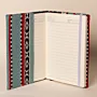 Slate Oasis A5 Notebook Cover Fabric Handmade Removable - 16x23x2 cm thumbnail