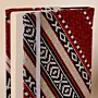 Crimson Horizon Diagonal A5 Notebook Cover Fabric - 16x23x2 cm thumbnail