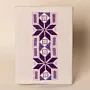 Royal Purple Starburst Linen A5 Notebook Cover Handmade DMC