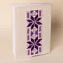 Royal Purple Starburst Linen A5 Notebook Cover DMC - 16x23x2 cm thumbnail