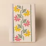 Meadow Garland Embroidered A5 Notebook Cover Handmade DMC
