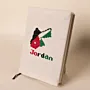 Jordan Map Heritage Embroidered A5 Notebook Cover DMC - 16x23x2 cm thumbnail