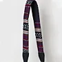 Purple Camera Strap Bedouin Textile Leather Padded - 5x15x2 cm thumbnail