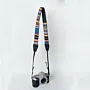 Multicolor Camera Strap Bedouin Textile Leather Padded Handmade
