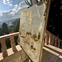 Handmade Resin Surah Ya-Sin Wall Art with Gold Crystal - 60x60 cm thumbnail