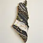 Resin Palestine Map Wall Clock Gold & Pearl Finish - 100x100x2.5 cm thumbnail