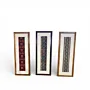 Handmade Oak Wood Tatreez Wall Art Panel Set of 3 Pieces - 84x36x3 cm thumbnail