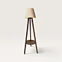 Handmade Solid Oak Wood Floor Lamp Modern Design - 170 cm