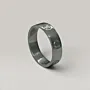 Screw Motif Band Ring in 925 Sterling Silver Handmade thumbnail