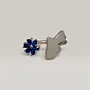 Rose-Shaped Floral Ring in 925 Sterling Silver Handmade Design