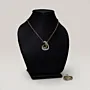 Two Initial Necklace and Ring Set in 925 Sterling Silver thumbnail