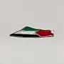 Palestine Map Pendant Necklace in 925 Sterling Silver Handmade