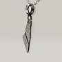 Kufiya Necklace in 925 Sterling Silver Handmade Cultural Design