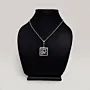 Square Arabic Calligraphy Pendant Necklace in 925 Sterling Silver thumbnail