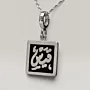 Sterling Silver Pendant Necklace in 925 Sterling Silver Handmade
