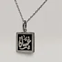 Elegant Silver Pendant Necklace in 925 Sterling Silver Handmade
