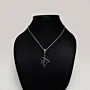 Olive Branch Pendant Necklace in 925 Sterling Silver thumbnail