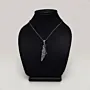 Palestine Map Pendant Necklace with Arabic Quote in 925 Sterling Silver thumbnail