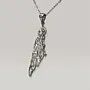 Arabic Quote Palestine Necklace 925 Sterling Silver Handmade