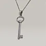 Palestinian Return Key Pendant Necklace in 925 Sterling Silver thumbnail