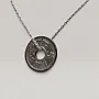 Palestine Heritage Coin Necklace with 925 Sterling Silver Setting thumbnail