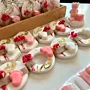 Handmade Personalized Baby Shower Soap Favors with Custom Colors & Scents - Pink Bear